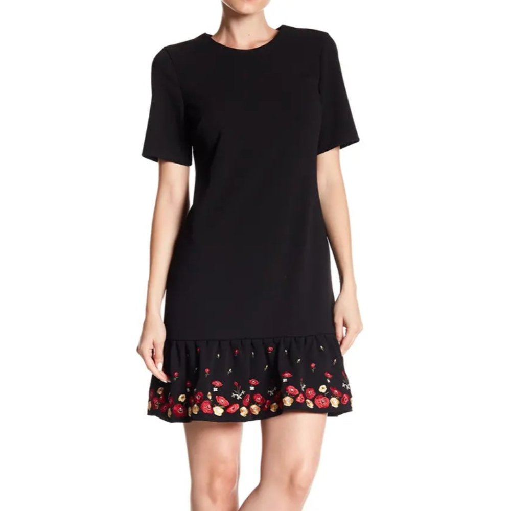 Calvin Klein - Embroidered Scuba Dress